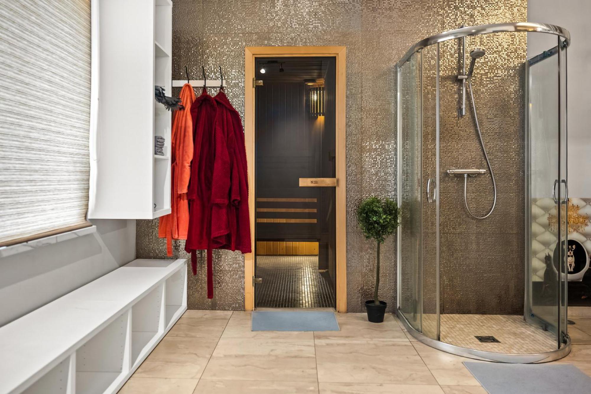 Secret Lounge - Cozy Studio With Sauna And Jacuzzi Vilnius Exterior photo